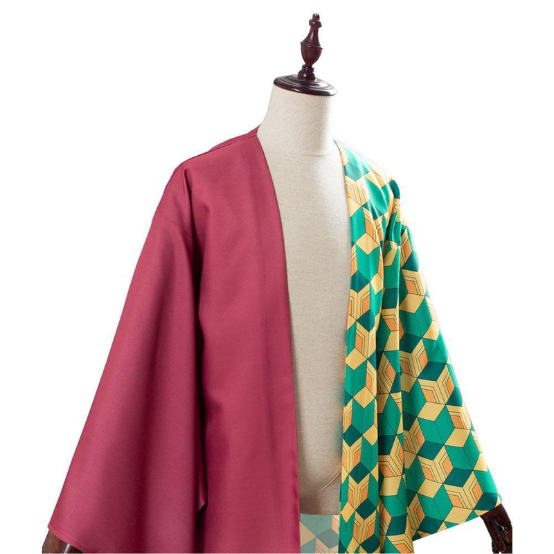 Tomioka Giyuu Demon Slayer Kimetsu No Yaiba Uniform Cosplay Costume 1 - CrazeCosplay