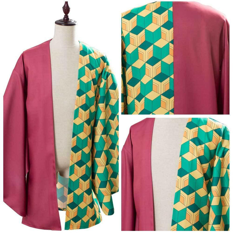 Tomioka Giyuu Demon Slayer Kimetsu No Yaiba Uniform Cosplay Costume 1 - CrazeCosplay