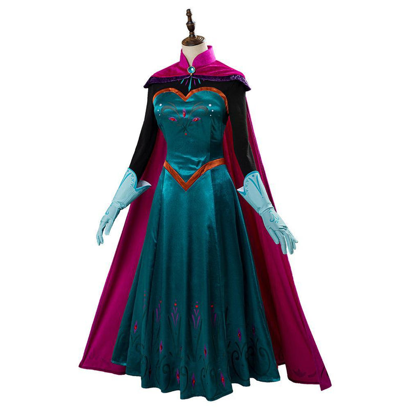 Movie Frozen frozer Elsa Queen Costume Women Dress Outfit Halloween Carnival Costume Cosplay Costume - CrazeCosplay