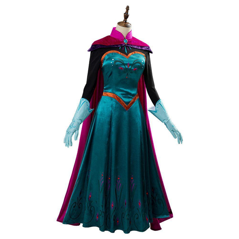Movie Frozen frozer Elsa Queen Costume Women Dress Outfit Halloween Carnival Costume Cosplay Costume - CrazeCosplay
