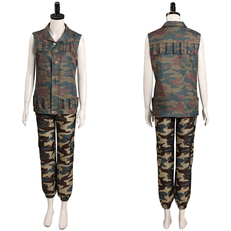 Stranger Things Season 4 - Robin Buckley Camouflage Cosplay Costume Outfits Halloween Carnival Suit - CrazeCosplay