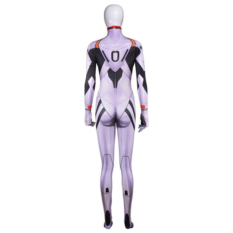 Adult Spandex Neon Geneis Evangelion EVA Ayanami Rei Cosplay Costumes Halloween Zentai Bodysuits Jumpsuit - CrazeCosplay