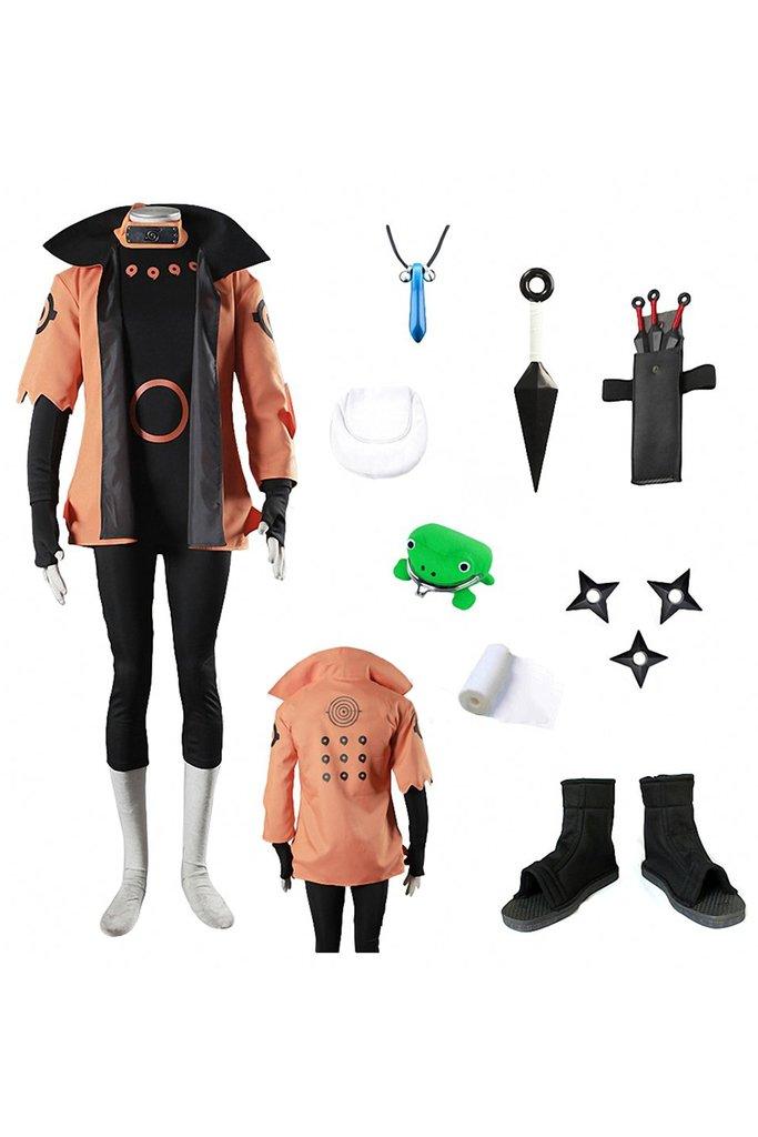 Naruto Uzumaki Naruto Rikudousennin Modo Cosplay Costume - CrazeCosplay