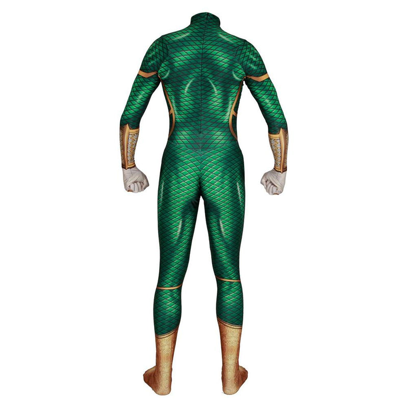 Men Halloween Spider-Man Far From Home Mysterio Jumpsuit Bodysuit Cosplay Costume Comic Style - CrazeCosplay