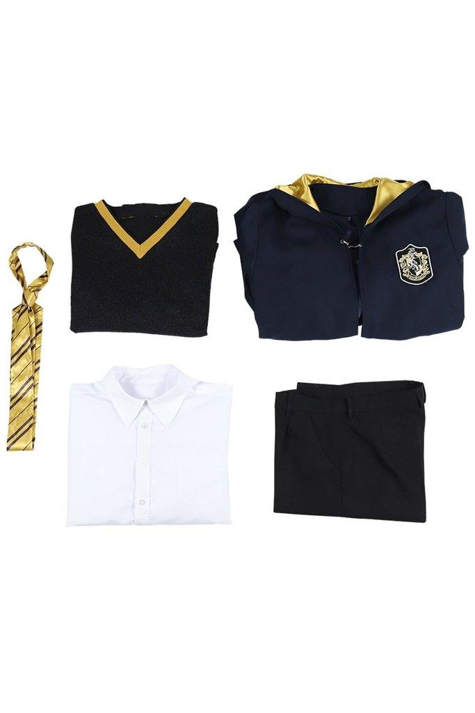 Fantastic Beasts Newt Scamander Hogwarts Hufflepuff Cosplay Costume - CrazeCosplay