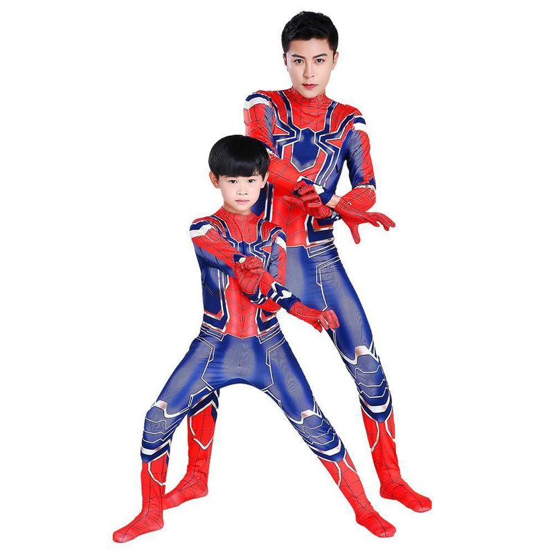 Avengers Spiderman Jumpsuits Costume Cosplay For Adult Halloween - CrazeCosplay