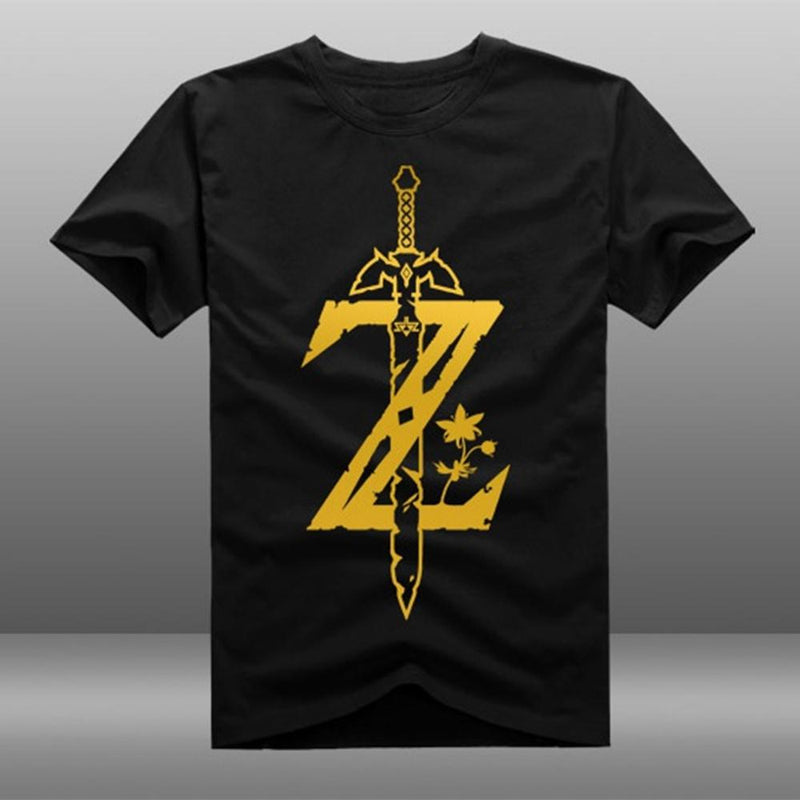 The Legend Of Zelda Breath Of The Wild Custom Black T Shirt Costume - CrazeCosplay