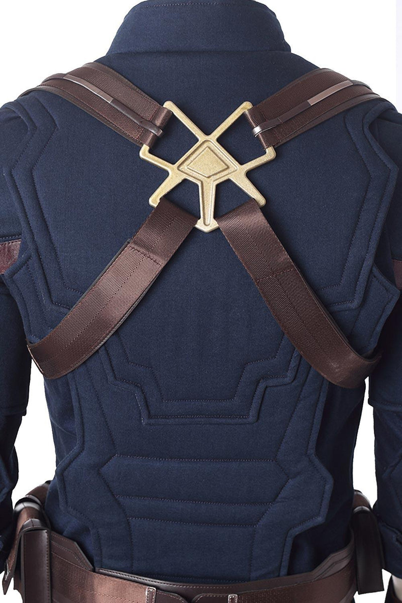Avengers 3 Infinity War Captain America Steven Rogers Outfit Uniform Suit Cosplay Costume - CrazeCosplay