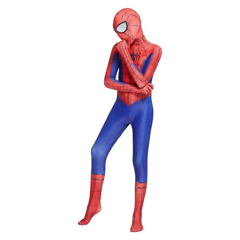 Kids Spider-Man Peter Parker Cosplay Costume Zentai Spiderman Superhero Bodysuit Halloween Jumpsuits - CrazeCosplay