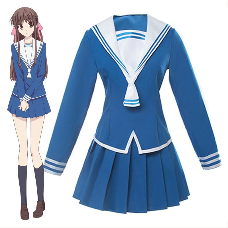 Fruits Basket 2001 2019 Tohru Honda School Uniform Cosplay Costume - CrazeCosplay