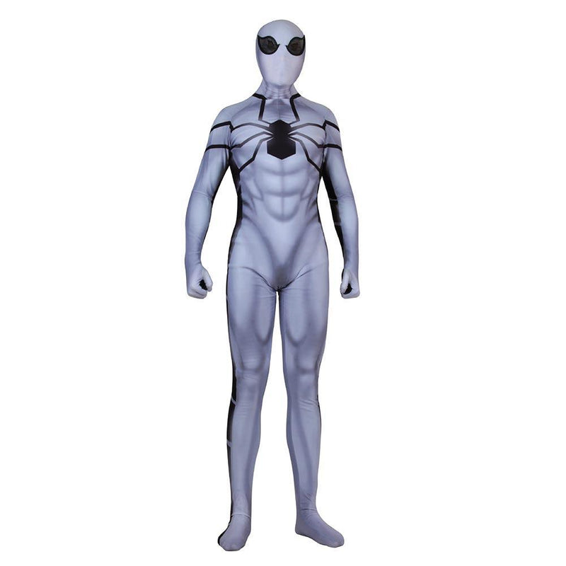 White Spiderman Future Foundation Suit Costume - CrazeCosplay