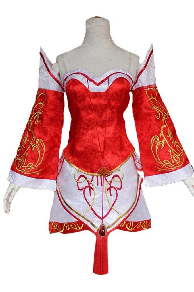 Lol League Of Legends Ahri The Nine Tailed Fox Classic Outfit Cosplay Costume - CrazeCosplay