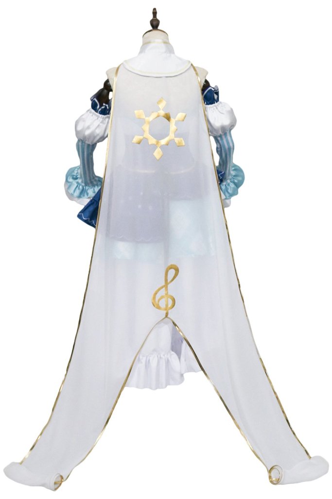 Snow Miku Dress Cosplay Costume Vocaloid Outfit - CrazeCosplay