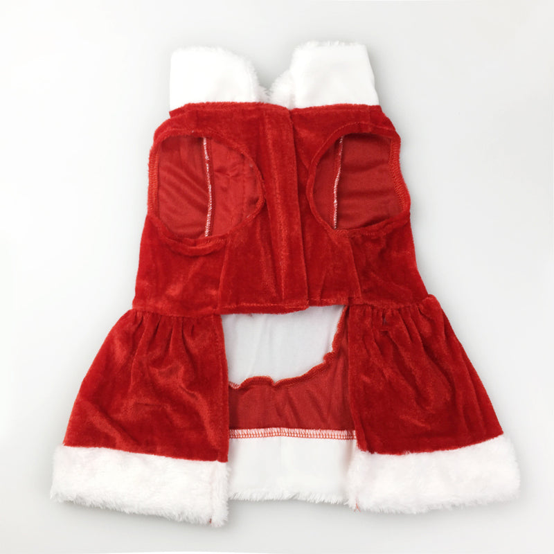 Dog Cute Christmas Outfit Mrs Claus Fancy Dress - CrazeCosplay