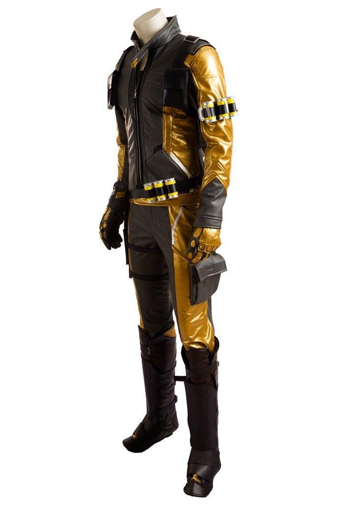 Overwatch Soldier 76 Bio Jack Morrison Gold Edition Outfit Cosplay Costume - CrazeCosplay