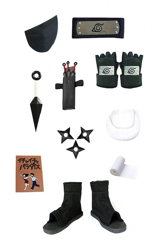 Naruto Hatake Kakashi Child Kid Cosplay Costume Whole Set - CrazeCosplay