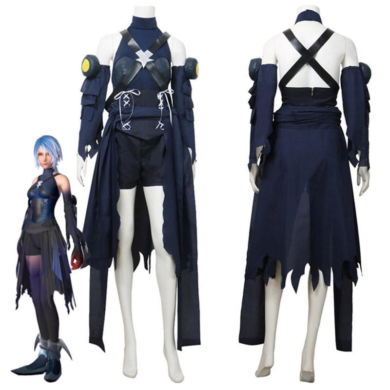 Manga Kh Kingdom Hearts iii 3 Aqua Cosplay Costume - CrazeCosplay