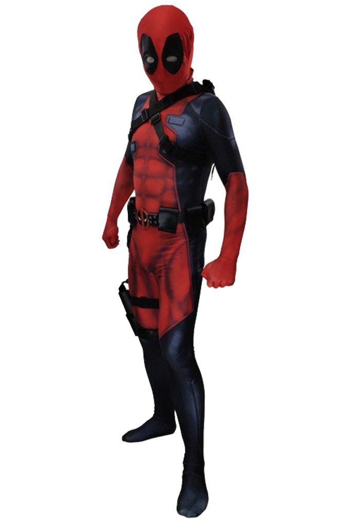 Marvel Deadpool Wade Wilson Outfit Suit Costume For Kids - CrazeCosplay