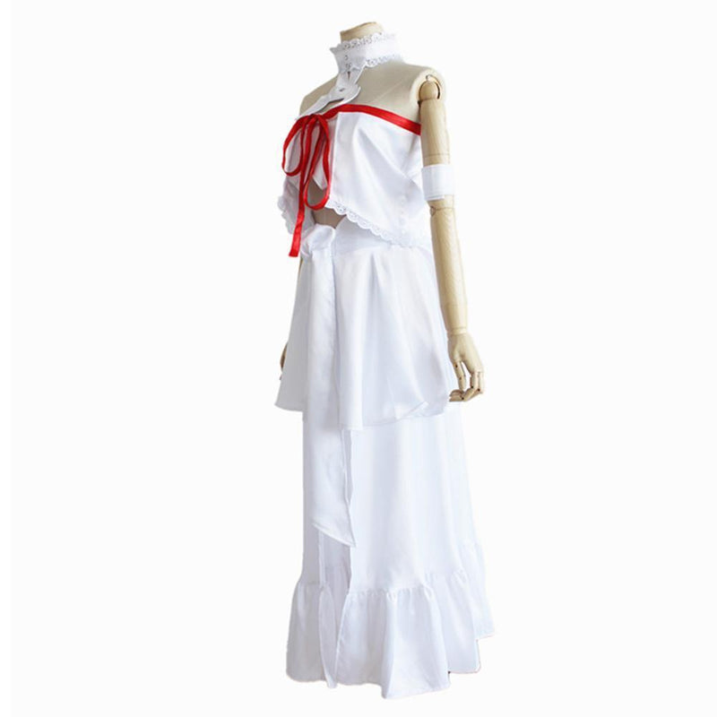 Sword Art Online Asuna Yuuki Asuna Dress Cosplay Costume - CrazeCosplay