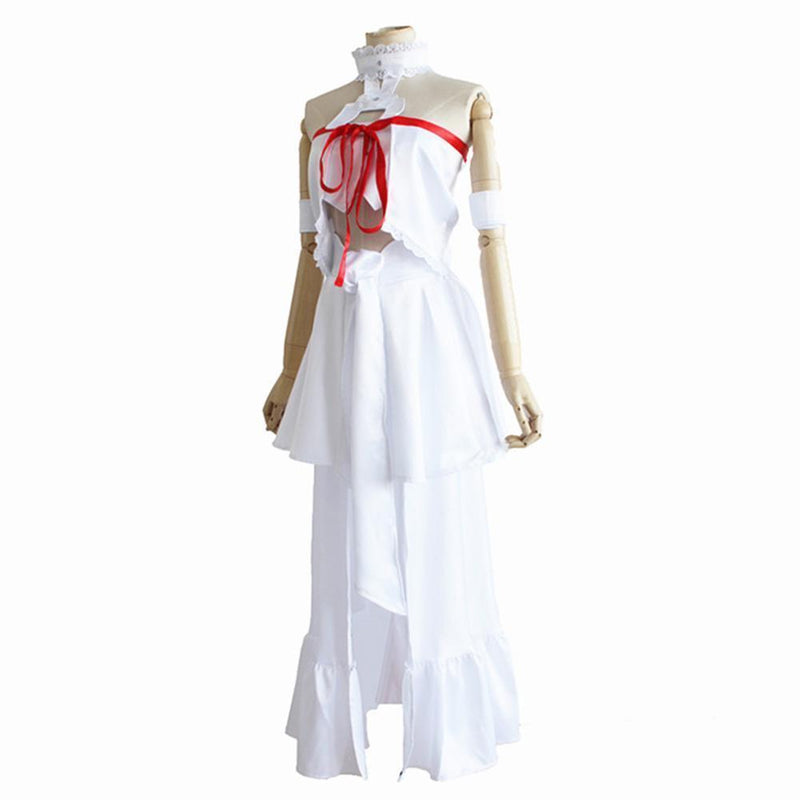 Sword Art Online Asuna Yuuki Asuna Dress Cosplay Costume - CrazeCosplay