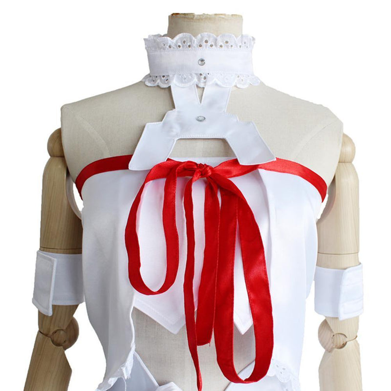 Sword Art Online Asuna Yuuki Asuna Dress Cosplay Costume - CrazeCosplay