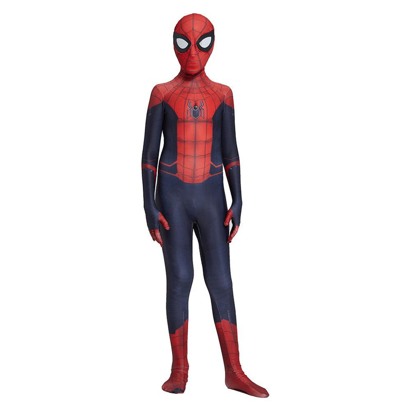 Kids Spider-Man: Far From Home Peter Parker Cosplay Jumpsuit Superhero Bodysuit Halloween Costume - CrazeCosplay