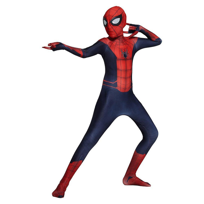 Kids Spider-Man: Far From Home Peter Parker Cosplay Jumpsuit Superhero Bodysuit Halloween Costume - CrazeCosplay