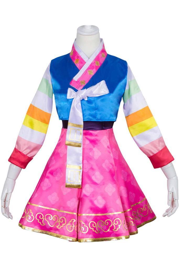 Overwatch Ow Dva Hana Song Korean Traditional Cosplay Costume - CrazeCosplay