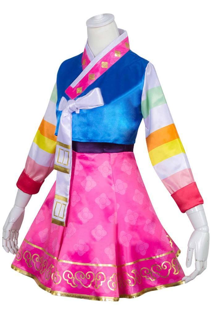 Overwatch Ow Dva Hana Song Korean Traditional Cosplay Costume - CrazeCosplay
