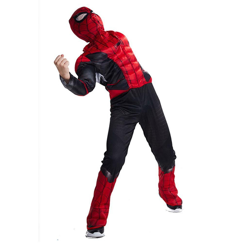 Kids Spiderman Muscle Jumpsuits Halloween Cosplay Costume Far From Home Superhero Fancy Costumes - CrazeCosplay