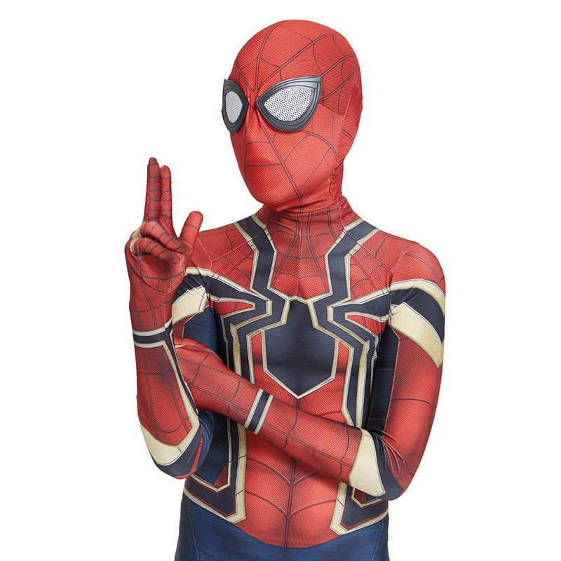 Kids Spiderman Homecoming Cosplay Rompers Costume Halloween Zentai Iron Spider Man Bodysuit Jumpsuits - CrazeCosplay