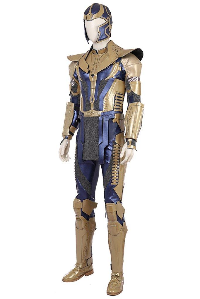 Avengers Infinity War Thanos Outfit Battle Suit Cosplay Costume Whole Set - CrazeCosplay