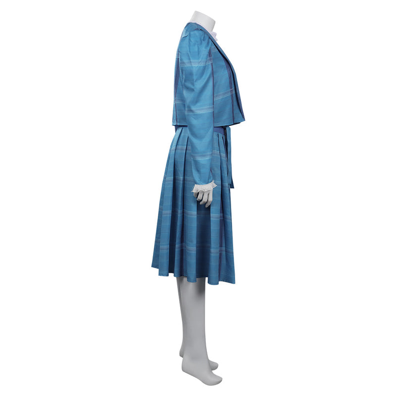 Stranger Things Season 4 (2022) Nancy Wheeler Retro Dress Cosplay Costume Outfits Halloween Carnival Suit - CrazeCosplay