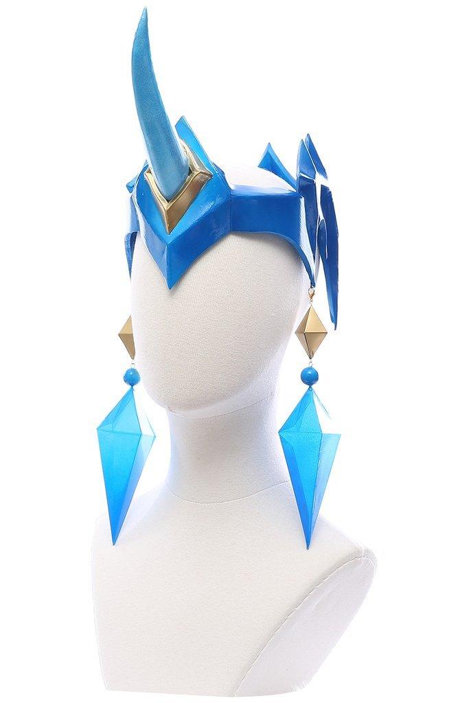 League Of Legends Soraka Snowdown Skin Outfit Cosplay Costume Female - CrazeCosplay