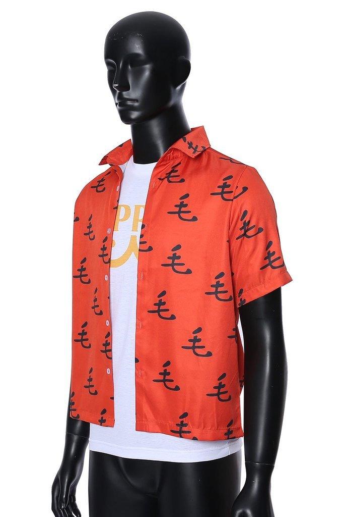 One Punch Man Saitama Oppai Casual Shirt Tee Cosplay Costume - CrazeCosplay