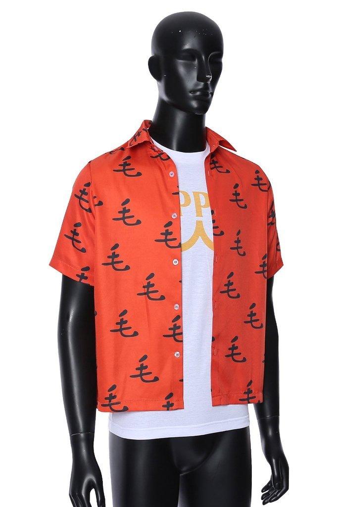 One Punch Man Saitama Oppai Casual Shirt Tee Cosplay Costume - CrazeCosplay