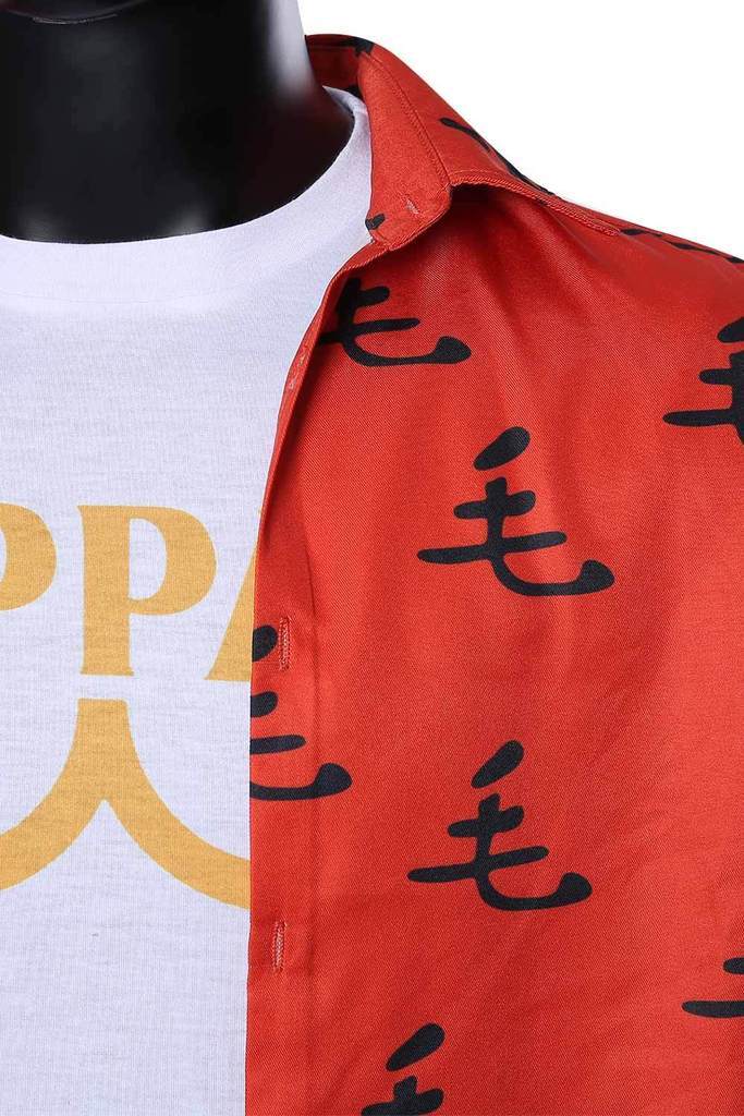 One Punch Man Saitama Oppai Casual Shirt Tee Cosplay Costume - CrazeCosplay