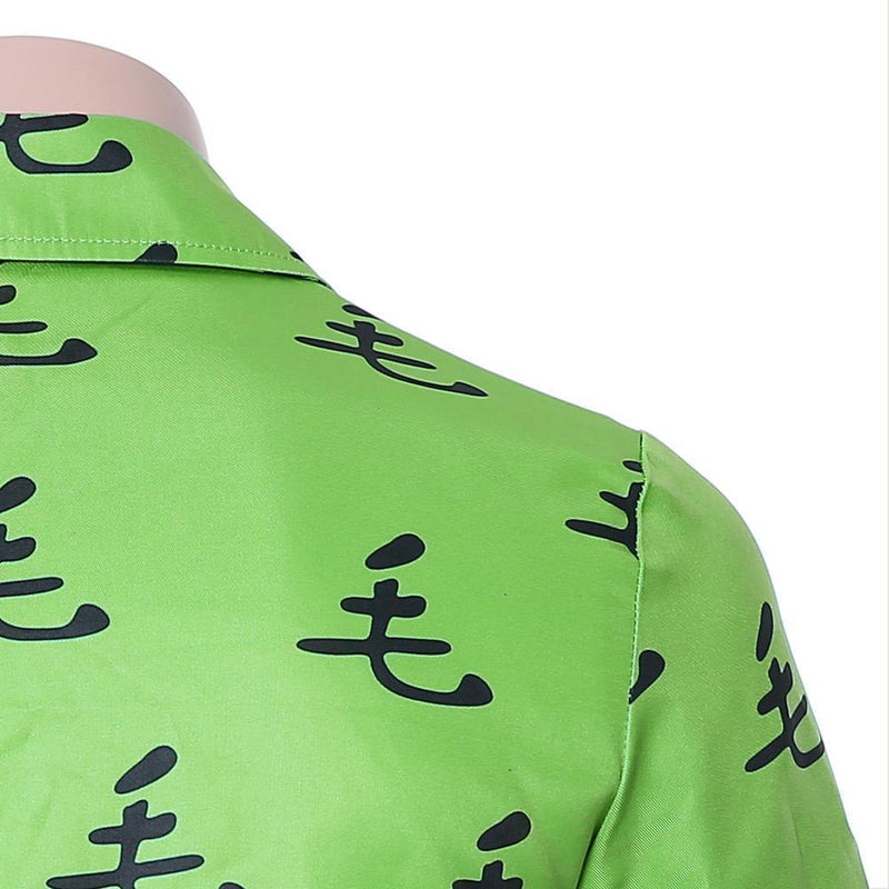 One Punch Man Saitama Oppai Casual Shirt Tee Green Ver - CrazeCosplay
