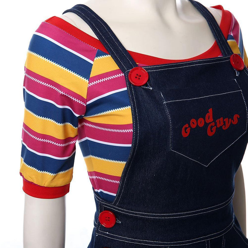Child S Play Glenn Adult For Female Cosplay Costume - CrazeCosplay