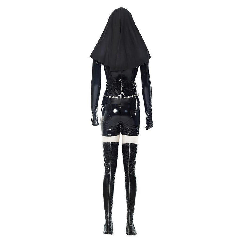 Hitman 5 Absolution Sister Rosewood Orphanage Nun Outfit Black Uniform Halloween Carnival Cosplay Costume - CrazeCosplay