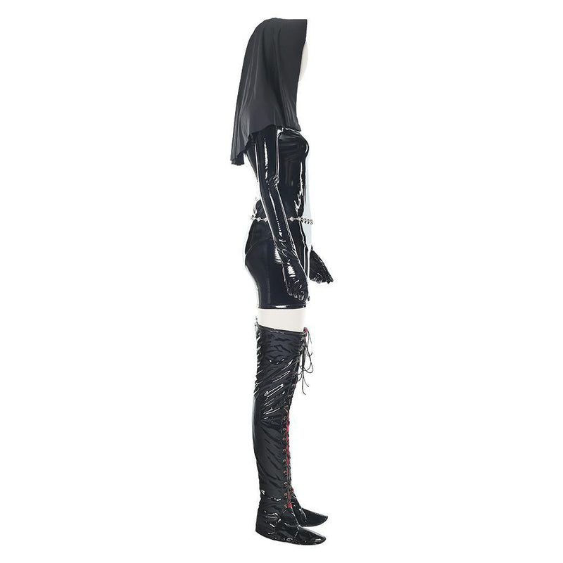 Hitman 5 Absolution Sister Rosewood Orphanage Nun Outfit Black Uniform Halloween Carnival Cosplay Costume - CrazeCosplay