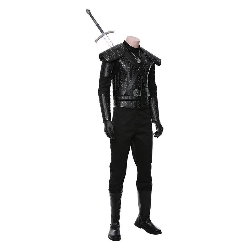 The Witcher Cavill Geralt Of Rivia Uniform Cosplay Costume - CrazeCosplay
