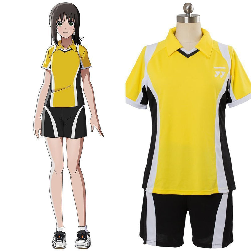 Hanebad! Hanebado! Ayano Hanesaki/ Nagisa Aragaki/ Riko Izumi Girls Team Uniform Cosplay Costume - CrazeCosplay