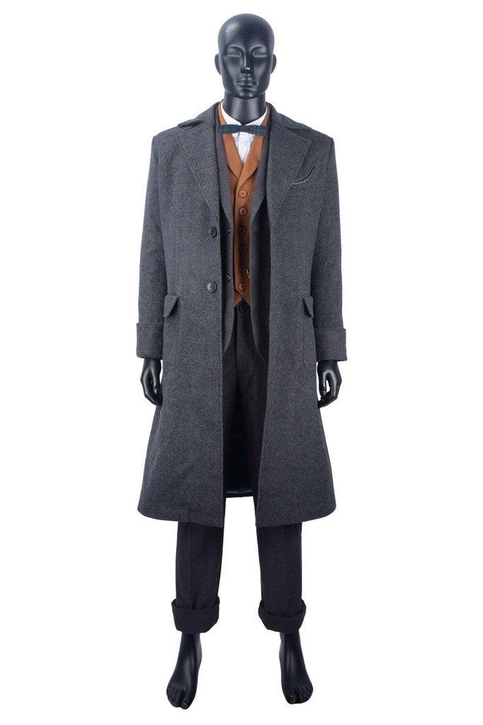 Fantastic Beasts The Crimes Of Grindelwald Newt Scamander Coat Cosplay Costume New - CrazeCosplay