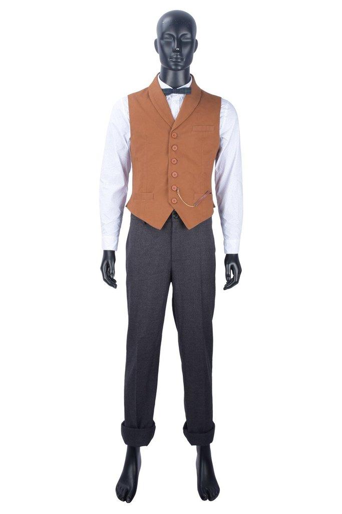 Fantastic Beasts The Crimes Of Grindelwald Newt Scamander Coat Cosplay Costume New - CrazeCosplay