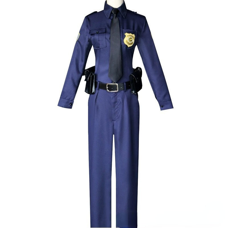 Officer Judy Hopps Costume Judy From Zootopia Halloween Cosplay Outfit - CrazeCosplay