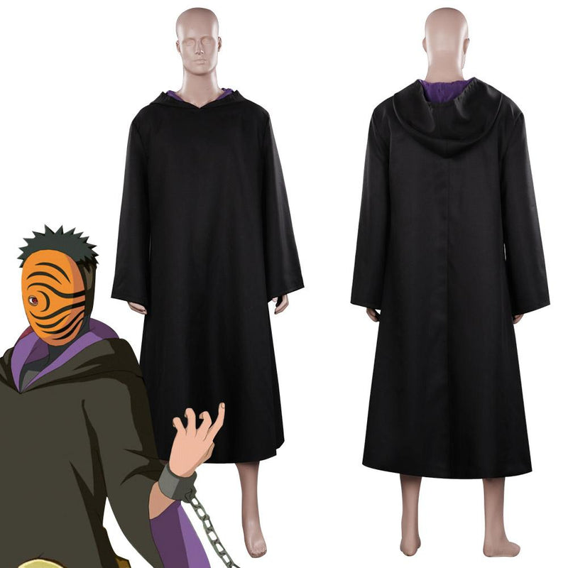 Naruto Tobi Cloak Outfits Halloween Carnival Suit Cosplay Costume - CrazeCosplay
