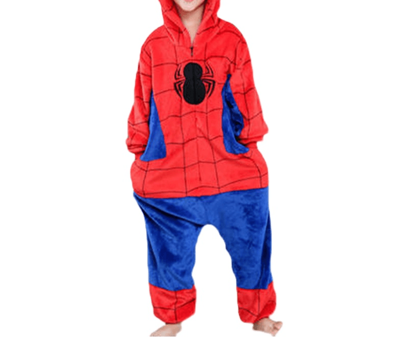 Spiderman Onesie Pajamas for Kids Childrens Cosplay Sleepwear - CrazeCosplay