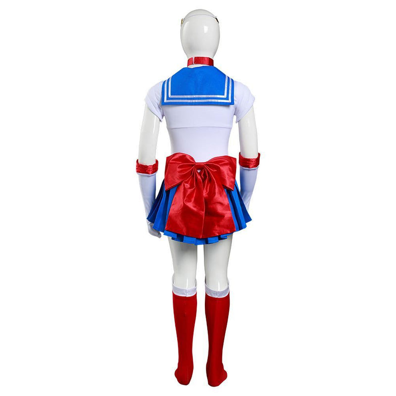 Anime Sailor Moon-Sailor Moon/Tsukino Usagi Kids Grils Dress Outfits Halloween Carnival Suit Cosplay Costume - CrazeCosplay