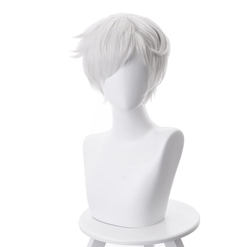 The Promised Neverland Norman Silver Gray Wig - CrazeCosplay